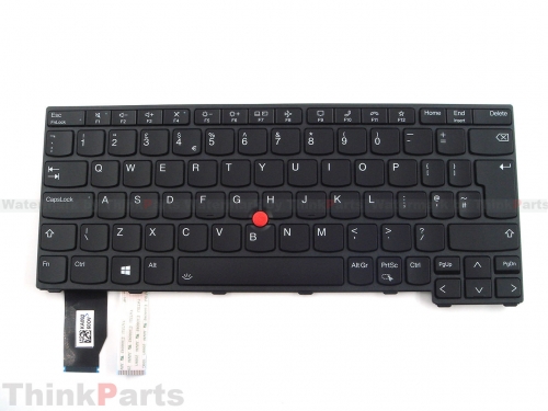 New/Original Lenovo ThinkPad X13 Gen 2 2th 13.3" Keyboard UK English Backlit 5N21A21906 black