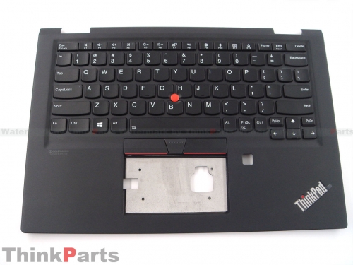 New/Original Lenovo ThinkPad X390 Yoga 13.3" Upper Palmrest US backlit keyboard 02HL645 for WLAN black