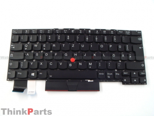 New/Original Lenovo ThinkPad X390 Yoga Keyboard 13.3" DE German Backlit without bezel 02HL662