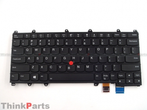 New/Original Lenovo ThinkPad Yoga 370 13.3" US English Keyboard Backlit 01EN386 01AV675