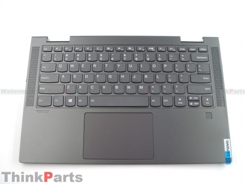 New/Original Lenovo Yoga C740-14IML 14.0" Upper Case Palmrest US Keyboard bezel backlit IG-Gray