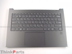 New/Original Lenovo Yoga C930-13IKB 13.3" Pamrest Arabic-English backlit Keyboard bezel 5CB0S72620