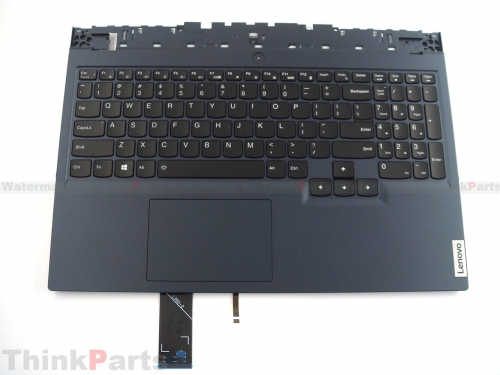 New/Original Lenovo Legion 5-15ACH6H 15ACH6A 15.6" Palmrest keyboard bezel US White black Backlit