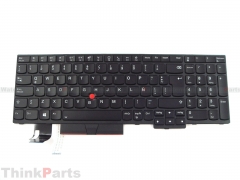 New/Original Lenovo ThinkPad T15 P15s Gen 1 2 15.6" LAS Latin Spanish Backlit Keyboard black
