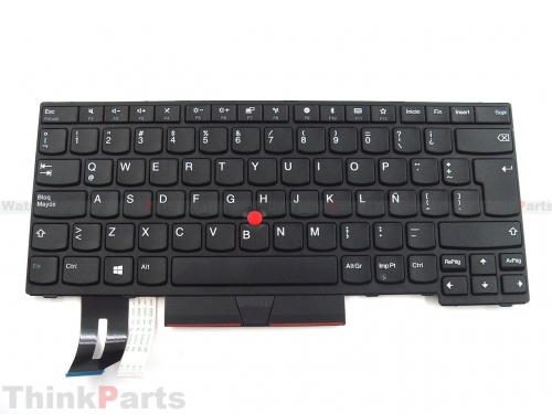 New/Oirginal Lenovo ThinkPad T480s T490 T495 P43S 14.0" LAS latin Spanish Non-backlit Keyboard