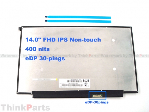 New/Original Lenovo ThinkPad 14.0" FHD IPS Lcd screen 400 nits Matte 30pings Non-touch 01YN155 01YN156