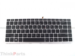 New/Original HP Probook 640 645 G4 G5 14.0" Keyboard US English Backlit Siver L09546-001