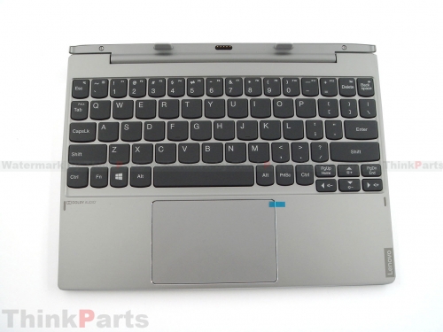 New/Original Lenovo ideapad Miix 320-10ICR Tablet Docking Station keyboard US 5N20P20566 Silver