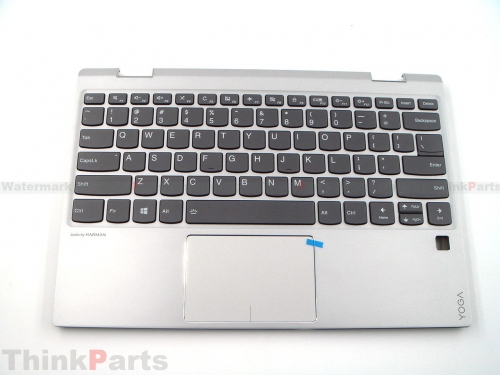 New/Original Lenovo ideapad Yoga 720-12IKB 12" Palmrest US Keyboard Bezel Backlit Silver