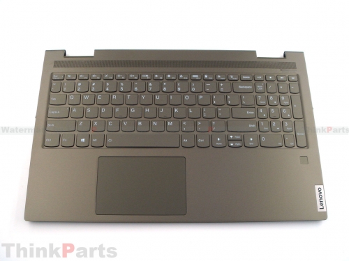 New/Original Lenovo ideapad Yoga 7-15ITL5 15.6" Palmrest keyboard bezel US backlit 5CB1A22456 DM