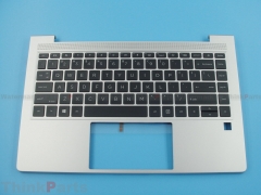 New/Original HP ZHAN 66 Pro 14 G4 14.0" Palmrest Keyboard Bezel US-English Backlit M75047-001 Silver