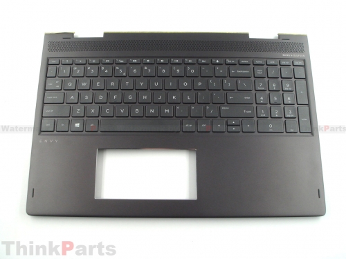 New/Original HP Envy x360 15-bp 15-bq 15.6" Palmrest US Keyboard Bezel Backlit 924335-001