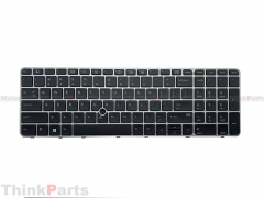New/Original HP EliteBook 850 G3 G4 755 G3 G4 keyboard US Backlit Sliver 836623-001