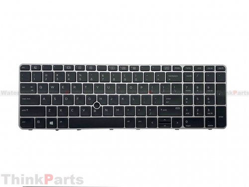New/Original HP EliteBook 850 G3 G4 755 G3 G4 keyboard US Backlit Sliver 836623-001