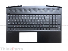 New/Original HP Pavilion Gaming 15-DK TPN-C141 15.6" Palmrest Bezel US White-Backlit Keyaboard L57594-001