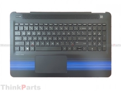 New/Original HP Pavilion 15-AU 15-AW 15.6" Palmrest US Backlit Keyboard Bezel 856043-001