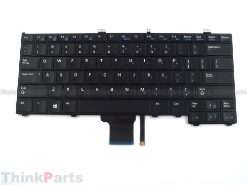 New/Original Dell Latitude 7000 E7240 E7440 keyboard US-English Backlit 0RXKD2 PK130VM1B00