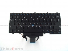 New/Original Dell Latitude E5450 E5480 E5490 E7450 E7470 E7480 14.0" keyboard US Backlit with Pointer