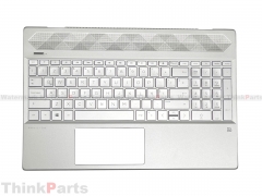 New/Original HP Pavilion 15-CS 15-CW TPN-Q208 15.6” Palmrest Bezel Latin-Spanish Backlit Keyboard