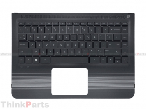 New/Original HP Pavilion x360 13-U TPN-W118 13.3" Palmrest Bezel with US Non-Backlit Keyboard