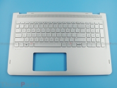 New/Original HP Envy X360 15-AQ 15T-AQ M6-AQ 15.6" Palmrest Bezel US Backlit Keyboard Silver