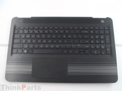 New/Original HP Pavilion 15-AU 15-AW 15.6" Palmrest Bezel with US Non-Backlit Keyboard 856026-001