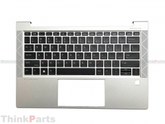 New/Original HP Elitebook 830 G7 13.3" Palmrest US BL Keyboard Bezel M08699-001 Silver