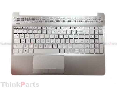 New/Original HP 15-DW 15T-DW 15S-DU 15.6" Palmrest US-English Backlit Keyboard Bezel non-Finger L52022-001