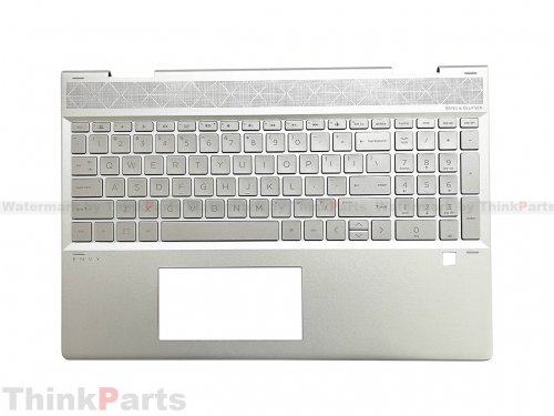 New/Original HP Envy x360 15-DR 15T-DR 15.6" Palmrest Keyboard Bezel US Backlit For DSC Version L53815-001