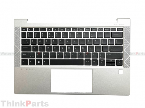 New/Original HP Elitebook 830 G7 13.3" Palmrest US Non-Backlit Keyboard Bezel M08700-001 Silver