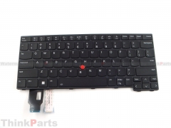 New/Original Lenovo ThinkPad L14 Gen 3 3th 14.0" US Backlit Keyboard 5N21D68160 Black