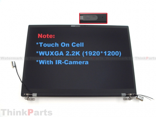 New/Original Lenovo ThinkPad X1 Carbon 9th Gen 14.0" LCD ASSEMBLY WUXGA 2.2K Touch IR-Camera 5M11C53215