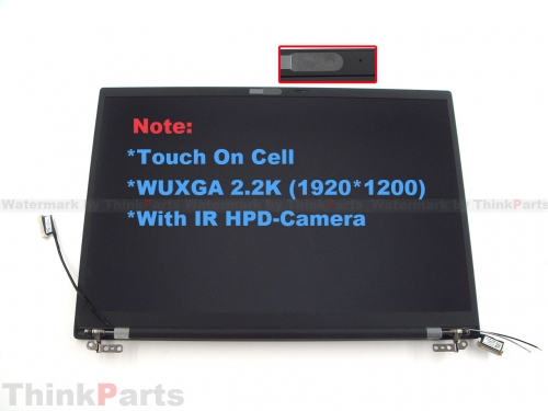 New/Original Lenovo ThinkPad X1 Carbon 9th Gen 14.0" 2.2K LCD SCREEN ASSEMBLY WUXGA Touch IR HPD-Camera 5M11C53213