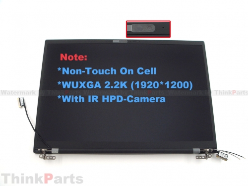 New/Original Lenovo ThinkPad X1 Carbon 9th Gen 9 14.0" 2.2K WUXGA  Non-touch LCD SCREEN ASSEMBLY IR&HPD-Camera 5M11F28128