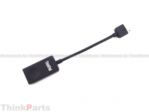 New/Original Lenovo ThinkPad RJ45 Dongle Ethernet Mini Display Cable 01YU027 01LX667