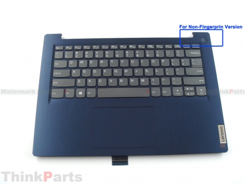 New/Original Lenovo ideapad 3-14ADA05 3-14ARE05 14.0" Palmrest Keyboard Bezel US English non-fingerprint Blue 5CB0X56644