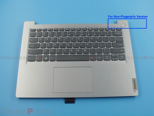 New/Original Lenovo ideapad 3-14ADA05 3-14ARE05 14.0" Palmrest keyboard Bezel US silver non-fingerprint 5CB0X56584