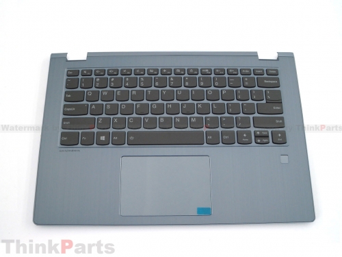 New/Original Lenovo ideapad Yoga 530-14IKB 530-14ARR 14.0"  Keyboard Bezel Palmrest US Backlit Blue 5CB0R08874