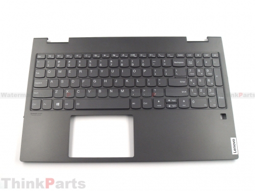 New/Original Lenovo Yoga C740-15IML 15.6" Palmrest Keyboard bezel US English backlit Without Touchpad IG-Gray 5CB0U43813