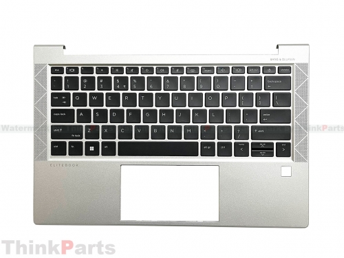 New/Original HP Elitebook 830 G8 13.3" Palmrest US NBL Keyboard Bezel M36415-001 Silver