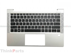 New/Original HP Elitebook 830 G8 13.3" Palmrest Bezel US BL Keyboard M36413-001 SLV