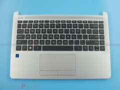 New/Original HP 340 348 G7 14.0" Palmrest Keyboard Bezel US NBL L81308-001 Silver