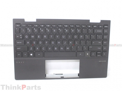 New/Original HP Envy x360 13-AY TPN-C147 13.3" Palmrest Bezel US-English Backlit Keyboard L94518-001