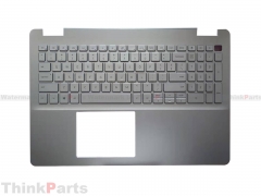 New/Original Dell Inspiron 5584 15.6" Palmrest Bezel US-English Backlit Keyboard Silver