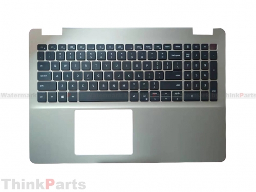 New/Original Dell Inspiron 5584 15.6" Palmrest Bezel US Non-Backlit Black Keyboard