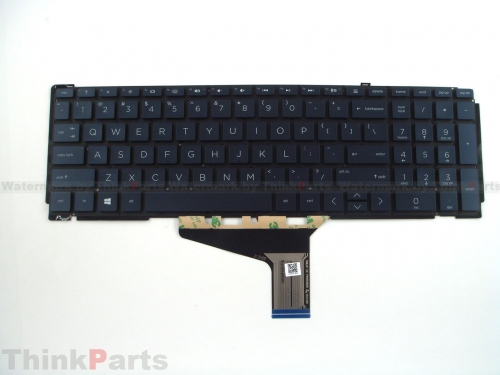 New/Original HP Spectre x360 15-EB 15.6" US-English Backlit Keyboard L95658-001 Blue