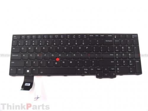 New/Original Lenovo ThinkPad L15 Gen 3 Keyboard US English Backlit 15.6" Black 5N21D93760
