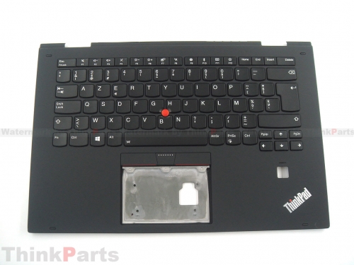 New/Original Lenovo ThinkPad X1 Yoga 3rd Gen Palmrest Keyboard Bezel Belgian Layout Black 01LX822