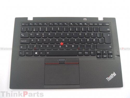 New/Original Lenovo ThinkPad X1 Carbon 3rd Gen Palmrest Keyboard Bezel Nordic Backlit Keyboard 00HN965