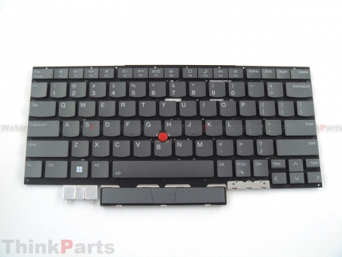 New/Original Lenovo ThinkPad X1 Yoga Gen 7 7th Keyboard US English Gray without keyboard Bezel PK131U81B10 5M10Z37154
